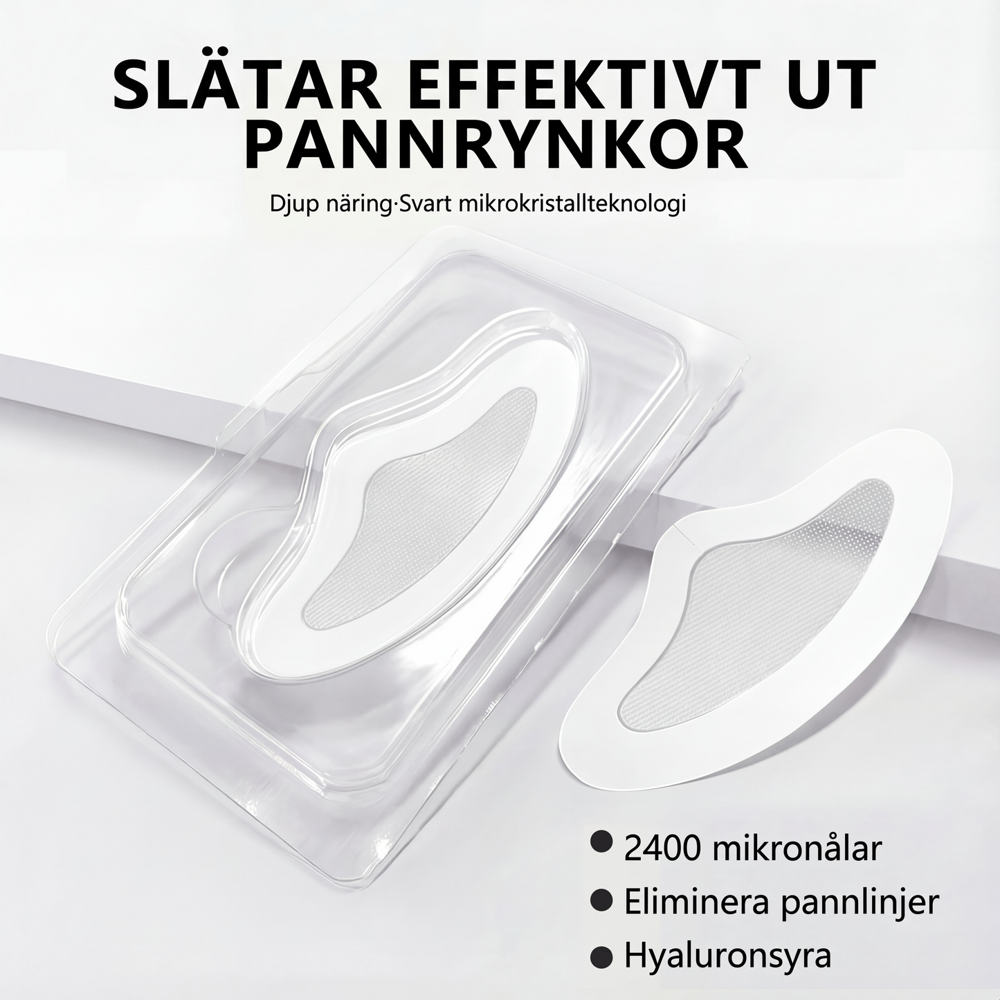Forehead Microneedle Patches 4-pack