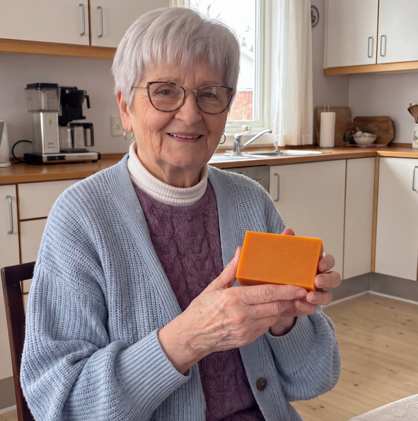 Kunde med SheBloom® Persimonsåpe